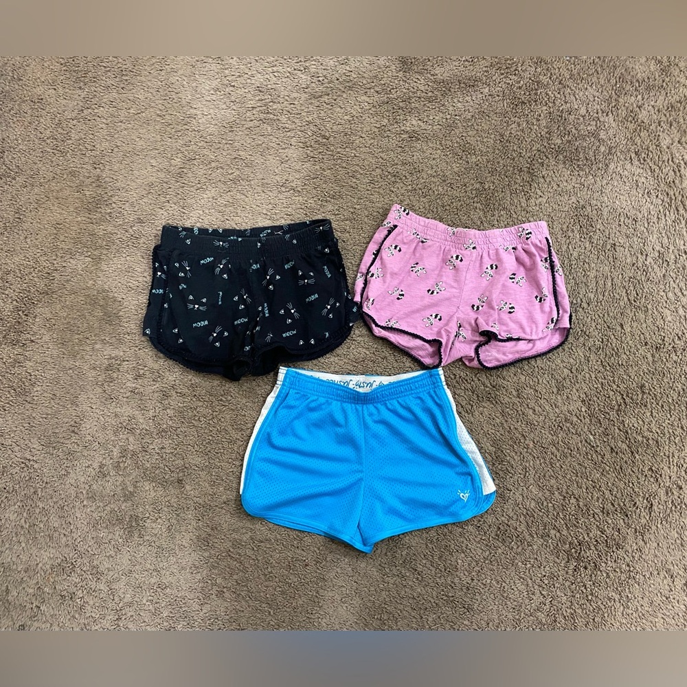 Girls Justice Shorts Bundle size 10  (3 total)